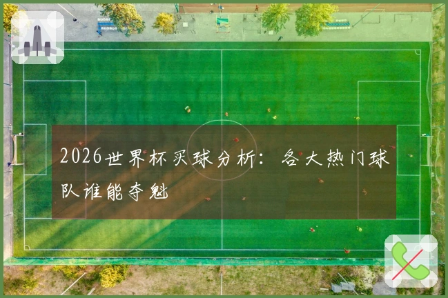 2026世界杯买球分析：各大热门球队谁能夺魁